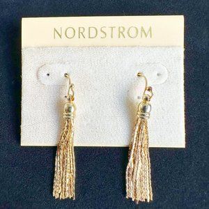 NORDSTROM Gold Tassel Earrings